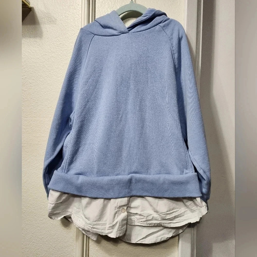 Girls Zara Hoodie Dress Shirt Sweater - Size 9